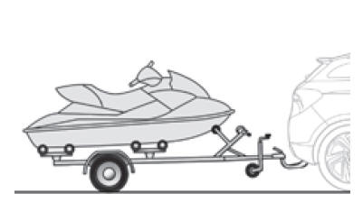 Traino di un rimorchio