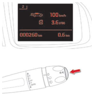 Display del quadro strumenti