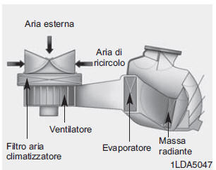 Climatizzatore automatico (se in dotazione) 