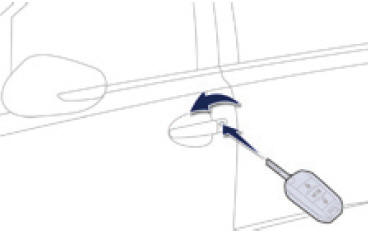 Sbloccaggio globale delle porte del veicolo