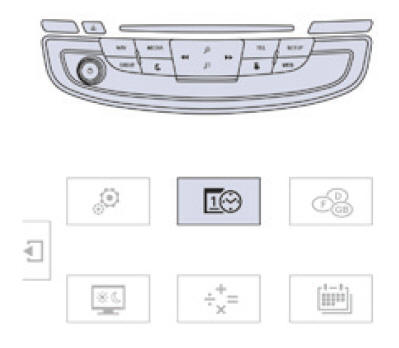 Autoradio con Display touch screen