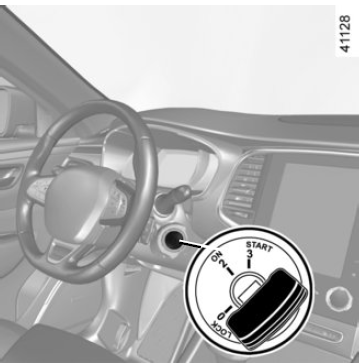 Avviamento/spegnimento del motore: veicolo con chiave/telecomando