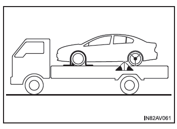 Uso di un carro attrezzi con pianale