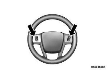 Comandi audio al volante (vista posteriore del volante)
