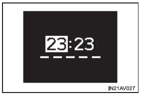 Impostazione dell'orologio